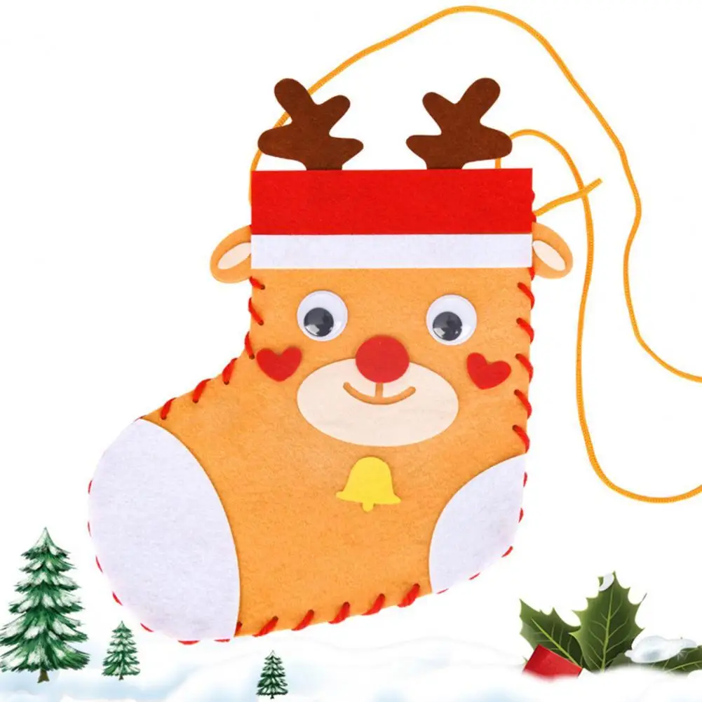 

Festive 3D Kids Children Gifts Handicrafts Christmas Socks for Household