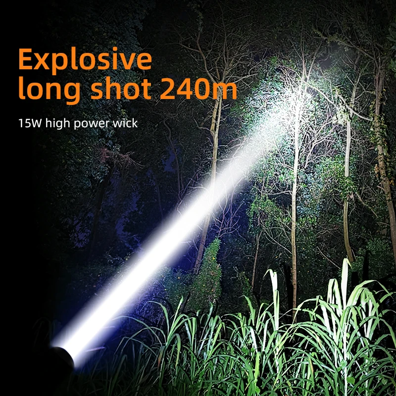 SUPERFIRE C20-G Zoom Мощный фонарик 5 режимов 18650/AAA батарея. Перезаряжаемый тактический