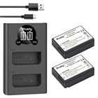 2 x LP-E10 LP E10 LPE10 Камера Батарея  светодиодный USB Зарядное устройство для Canon 1100D 1200D 1300D 2000D поцелуй X50 X70 Rebel T3 T5