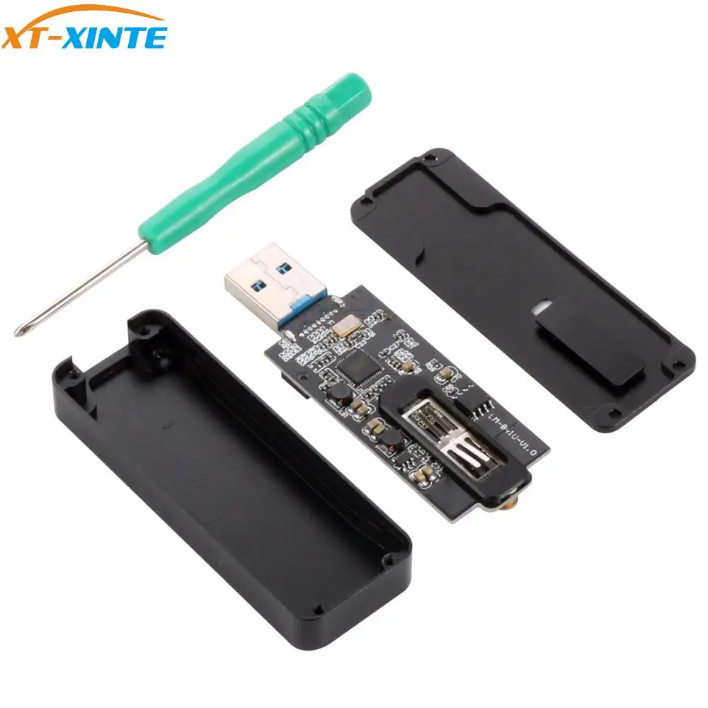 Адаптер USB для жесткого диска встроенный в корпус твердотельного накопителя NGFF SSD