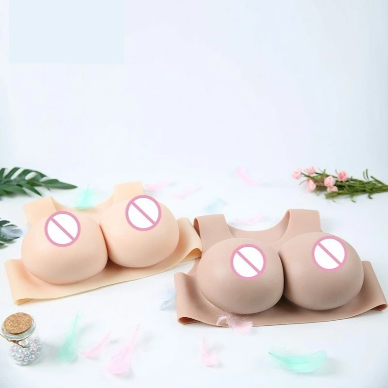 Silicone Breast Form Realistic Boobs Crossdresser Transgender Drag-Queen Front Closure Bra  Intimate Wear