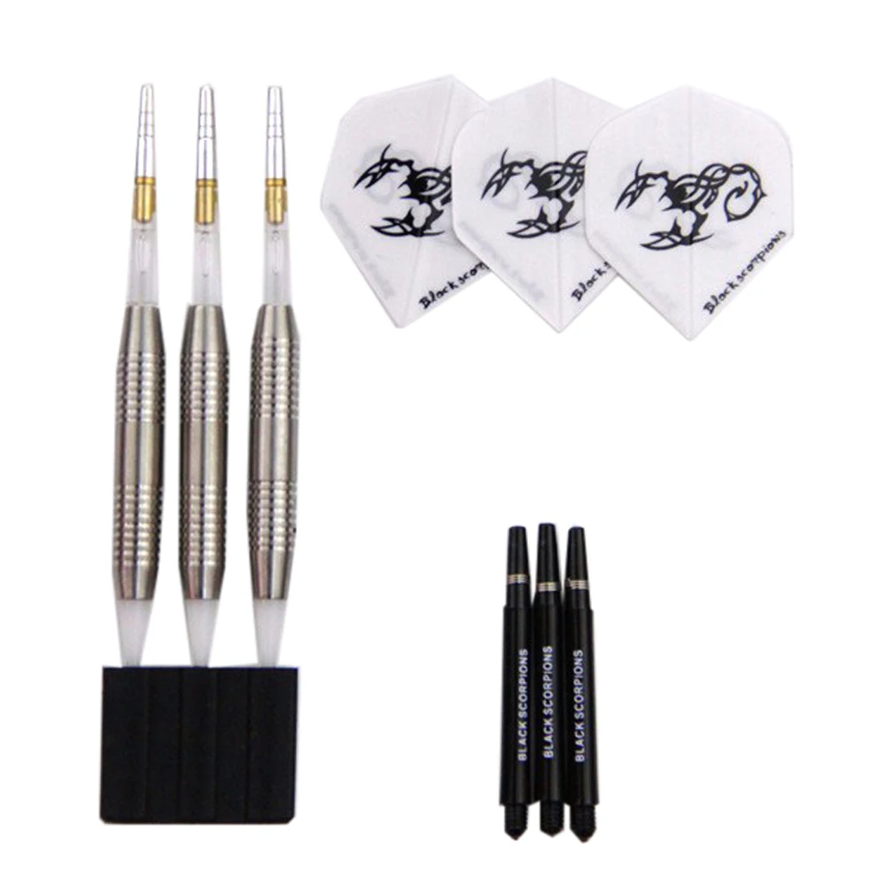 3 шт./компл. безопасные Дартс с пластиковыми круглыми наконечниками и трубкой для