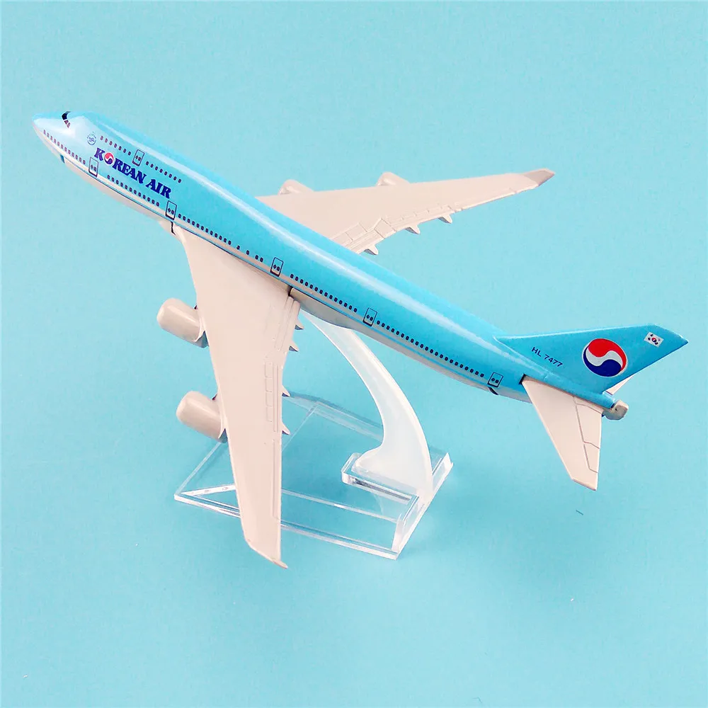 16 см самолет из металлического сплава корейский Air Airlines Boeing 747 B747 400 Airways модель