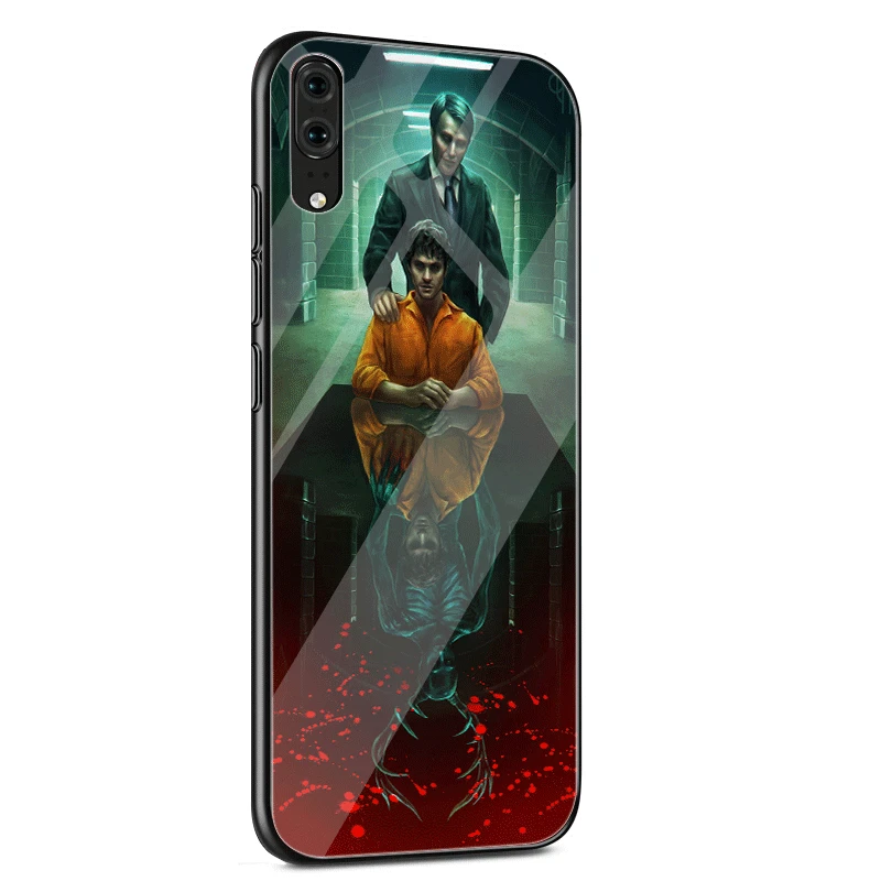 Чехол для телефона Стекло huawei Honor Коврики 20 7A Pro 9 10 P30 P20 P10 Lite рro Y6 Y9 8X чехол Ганнибал