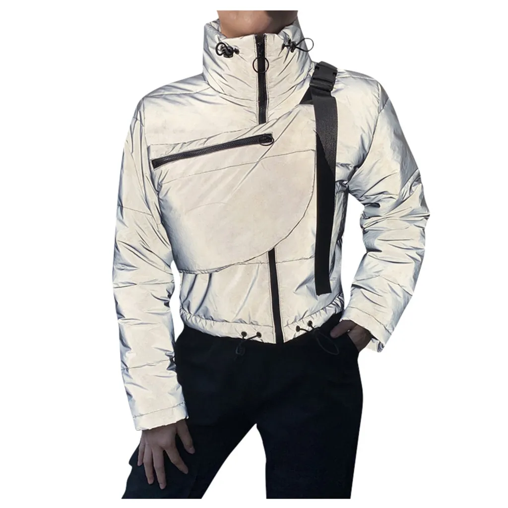 Новое поступление 2020 Женское пальто и куртка зимняя светоотражающая сшитая с