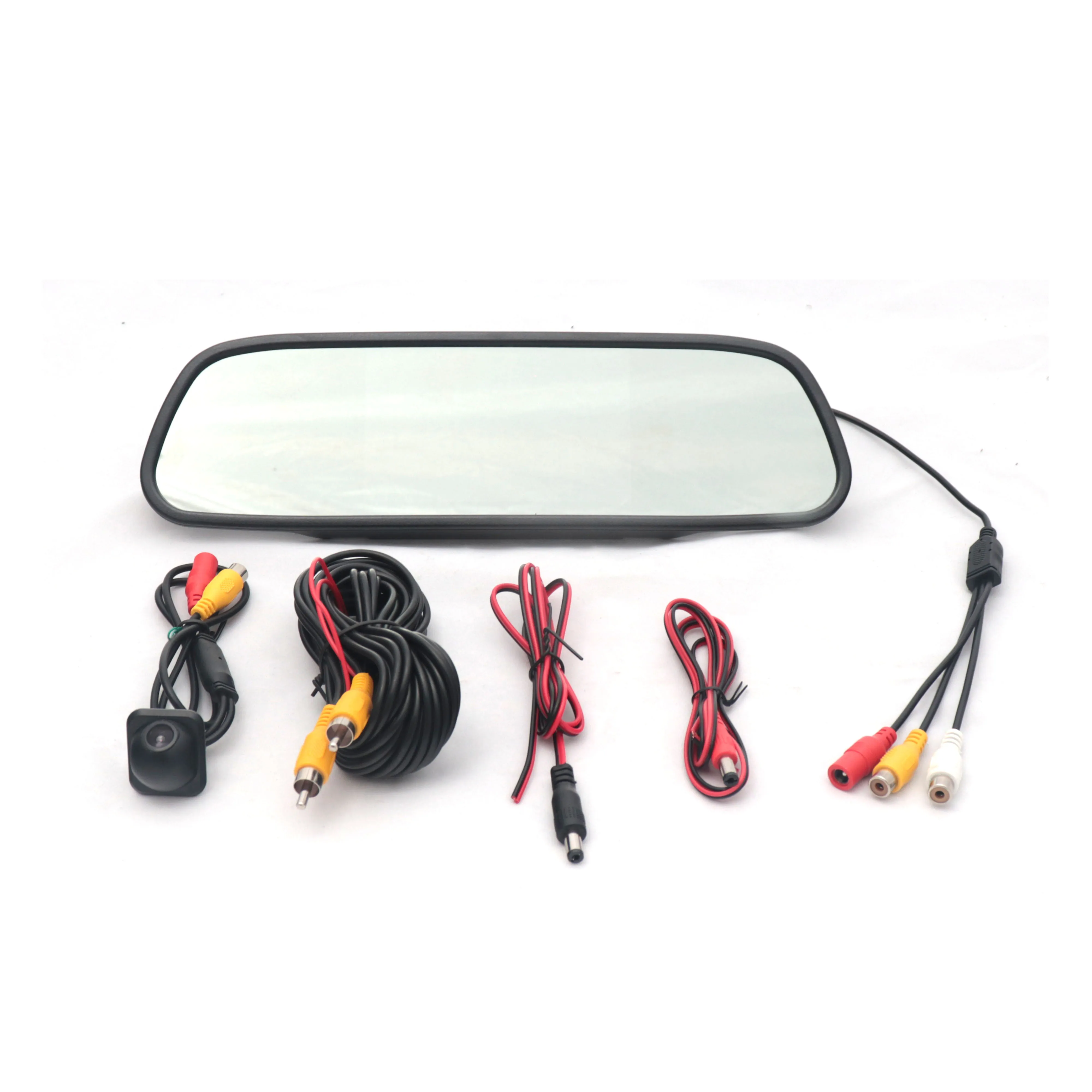 Автомобильная камера заднего вида + 5-дюймовый монитор зеркала для Mazda 3 Mazda3 Axela BM