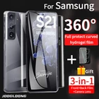Гидрогелевая пленка с полным покрытием для Samsung Galaxy S21, S20 Ultra Plus, Защитное стекло для задней камеры S20 FE, 360