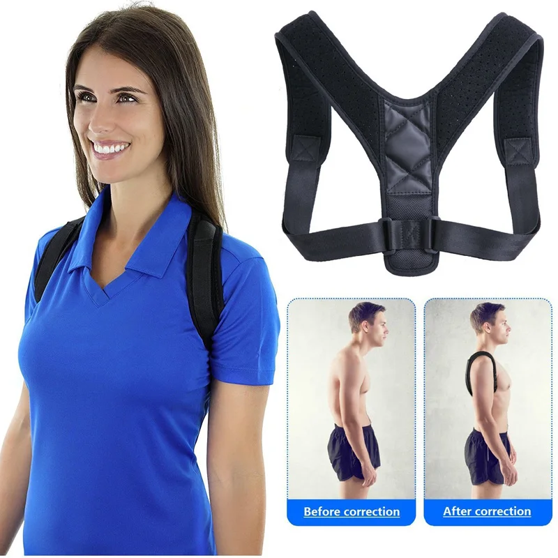 

ALL FIT IN Brace Support Belt Adjustable Back Posture Corrector Clavicle Spine Back Shoulder Lumbar Posture Correction
