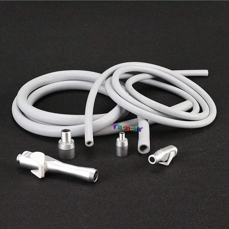 

2pcs Dental Saliva Ejector Suction Valves HVE/SE with 2 handpiece Hose Tube