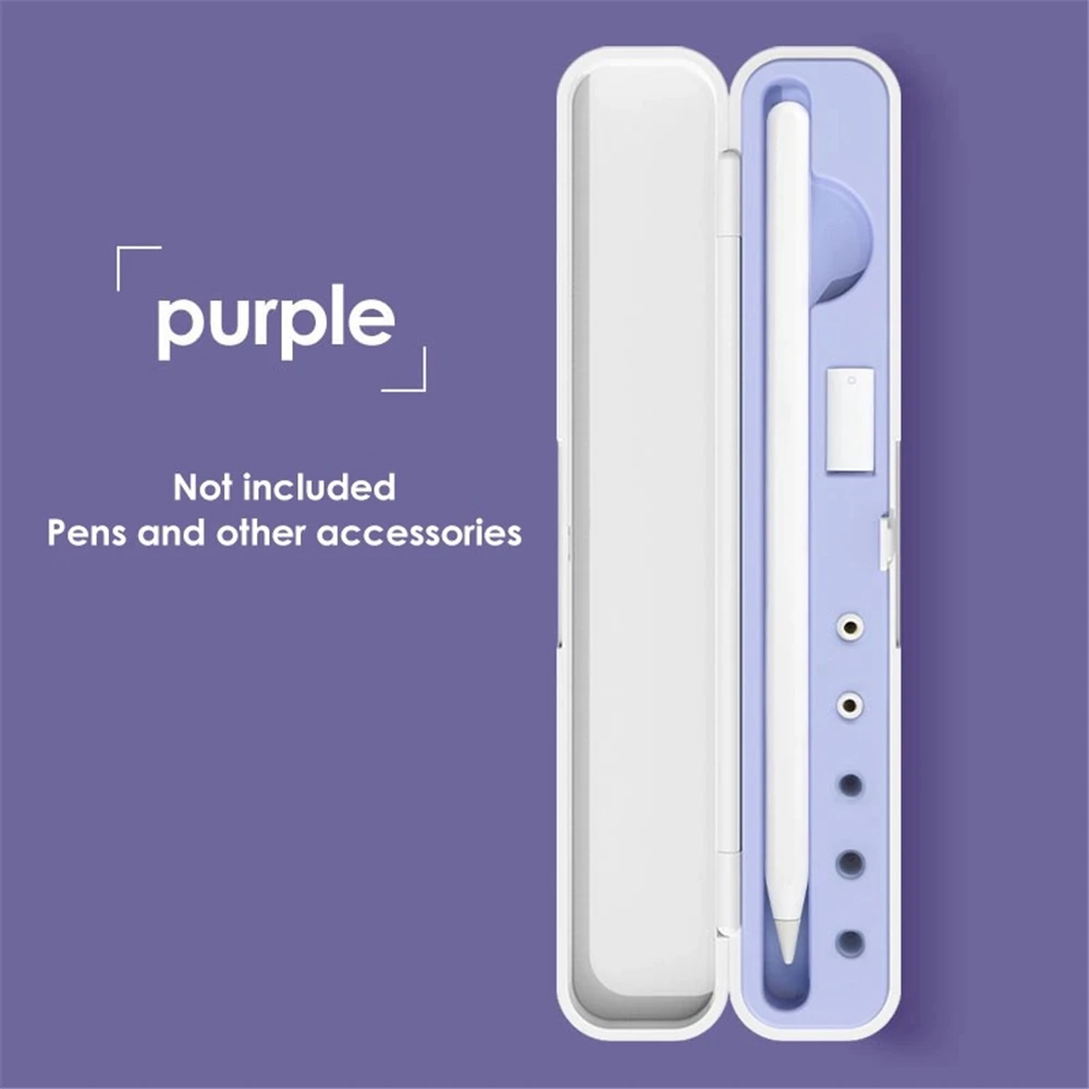 Портативный контейнер для хранения Apple Pencil для iPad Tablet Touch Stylus Pen защитный чехол с защитой от потери