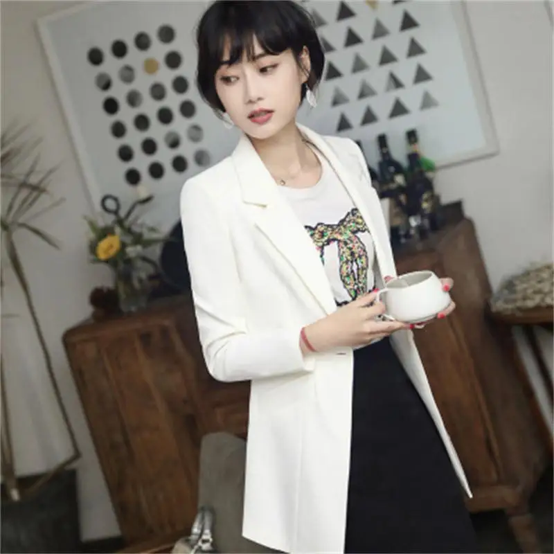 Женские блейзеры куртки женские костюмы OL осенние новые повседневные рубашки с