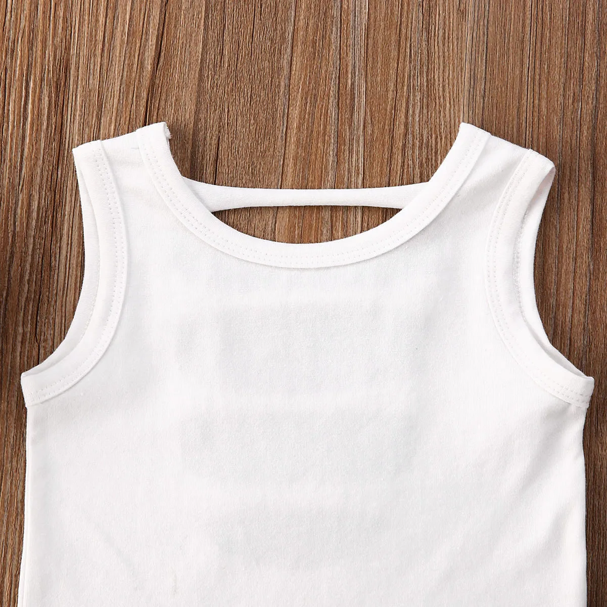 2020 Newest Hot Baby Summer 2PCS Clothes Set Newborn Kids Girl Ripped Vest Top T-shirt+Leopard Print Skirt Outfits |