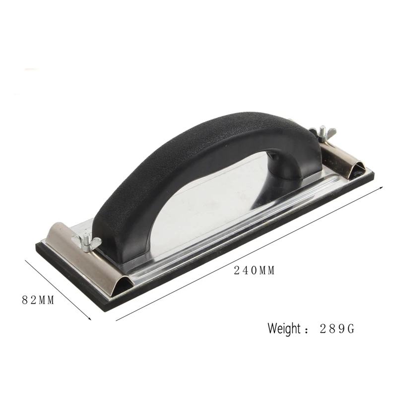 

Sanding Block Sander Plastic Handle Sand Paper Holder Hand Sanding Block for Automotive Car Wood Metal Glass Polishing