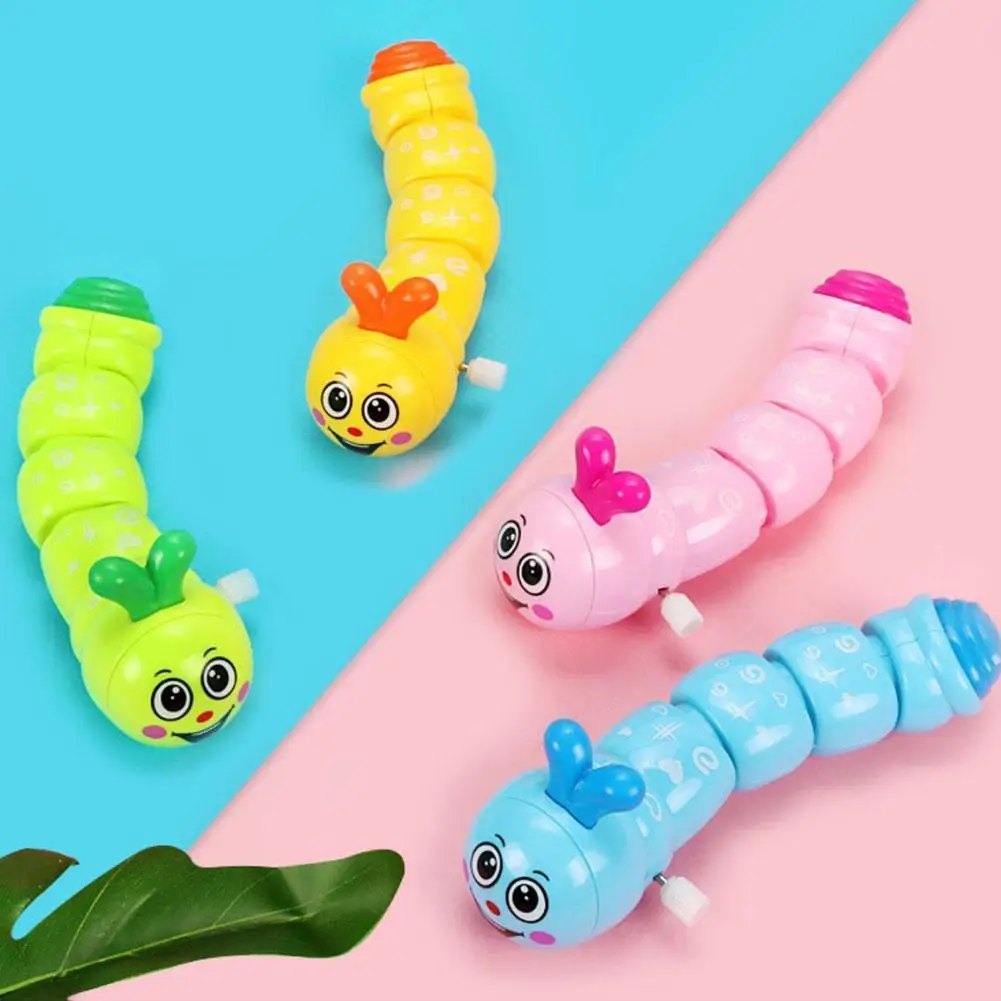 

Plastic Caterpillar Wind Up Toy Funny Clockwork Toy Material ABS Toy Kid Educational Walking Cute V8E6