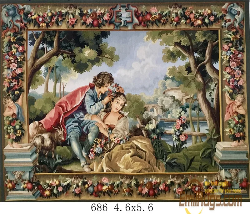 Гобелен прямоугольной формы настенный гобелен с цветочным стилем из