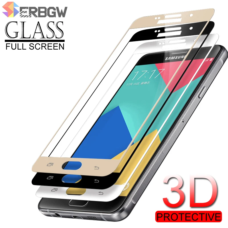 3D Защитное стекло для samsung Galaxy A5 A7 A3 закаленное стекло для samsung J5 J7 J3 Защитная пленка для экрана