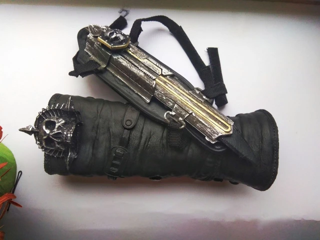 Assassins Creed скрытый клинок рукав меч фигура скрытый клинок Эдварда оружие рукава мечи может выталкивание Косплей инструменты