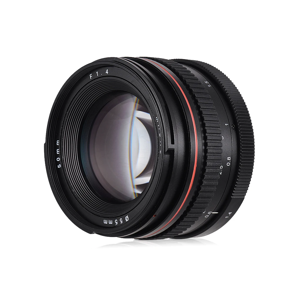 50mm f/1.4 Camera Lens USM Large Aperture Standard Anthropomorphic Focus Low Dispersion for Canon 100D 200D 350D Cameras | Электроника