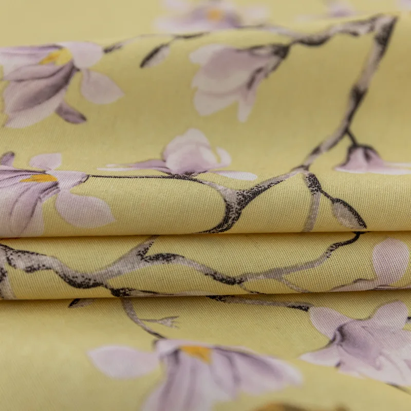 Шторы для гостиной столовой спальни с цветочным принтом | Дом и сад