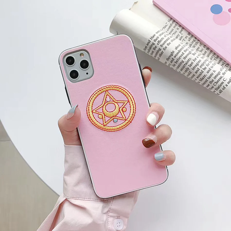 Phone Case For iPhone 11 Pro MAX Cute Sailor Moon Magic Wand Silicone Cover 6S 8 7 Plus X XR XS Coque | Мобильные телефоны и