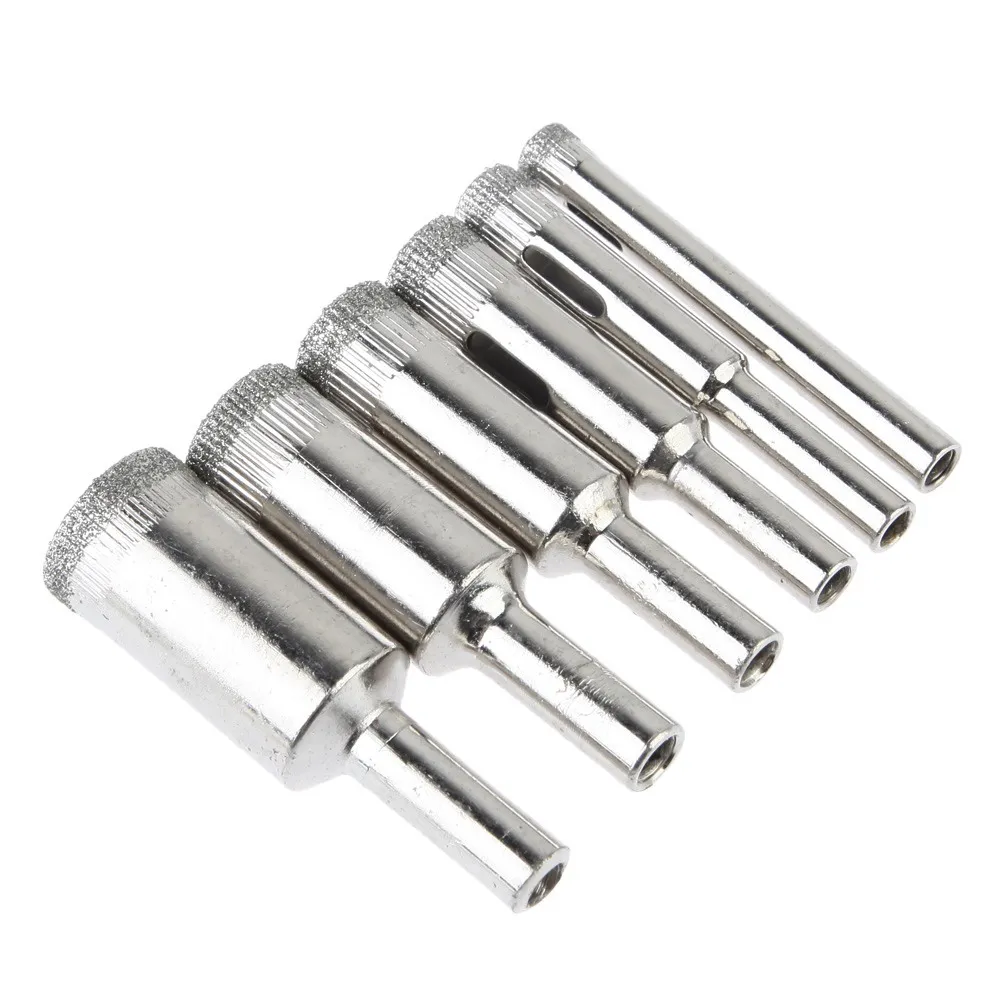 

10 Pcs Diamond Drill Bit Set 6Mm To 30Mm Diamond Tools Hole Saw Suitable Practical Durable For Drilling Holes