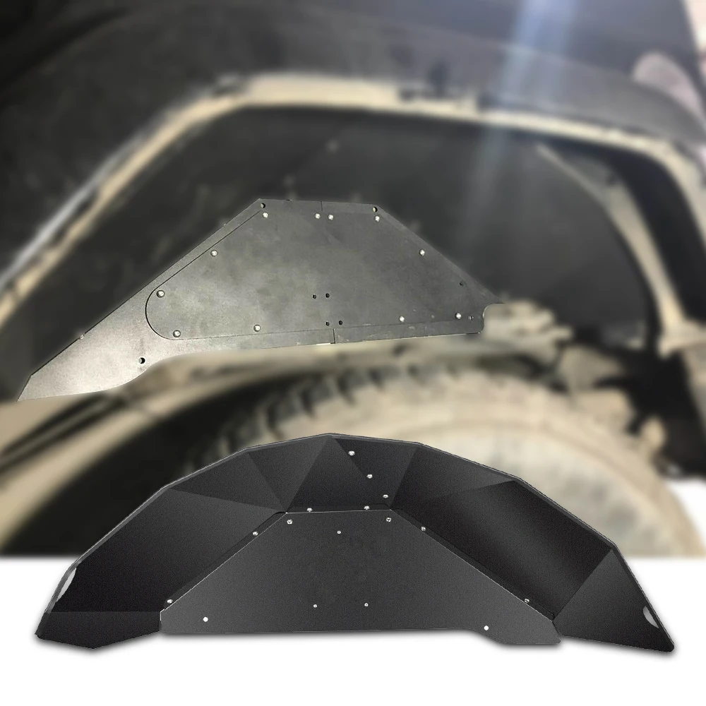 

Внутренние вкладыши для заднего крыла для Jeep Wrangler 2007-2018 JK JKU 4WD 2x черные внутренние вкладыши для заднего крыла для внедорожника