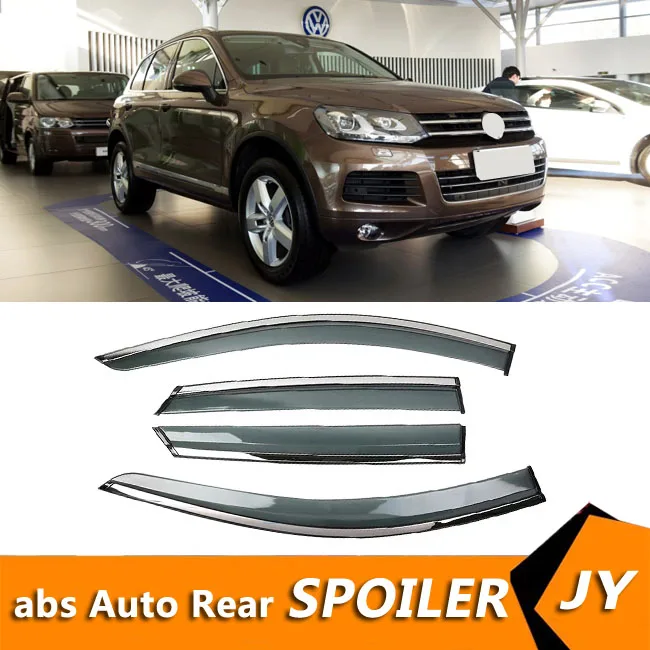 Защитный козырек от солнца и дождя для Volkswagen Touareg 2012-2015 автомобильные аксессуары 4