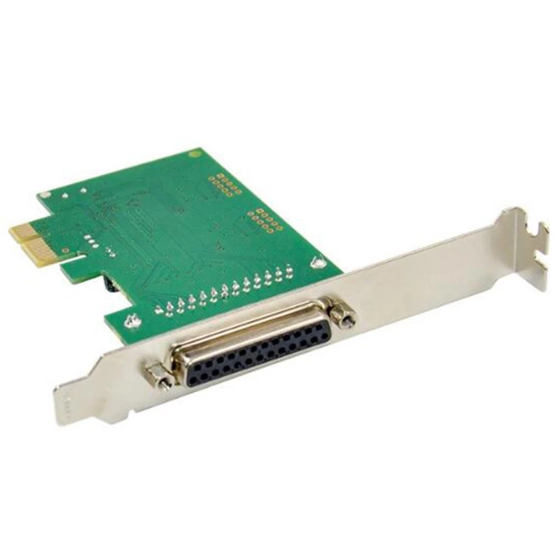 1 порт Параллельный PCIe X1 карта PCI Express DB25 принтер LPT Расширение адаптер Поддержка