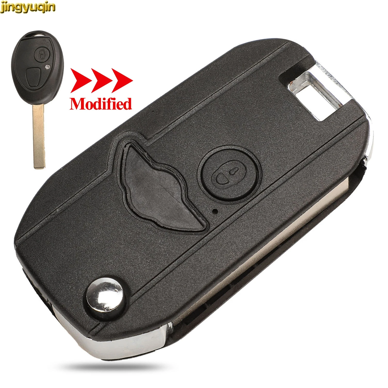 jingyuqin Модифицированный Флип дистанционного ключа автомобиля Shell Fob для BMW Mini One Cooper