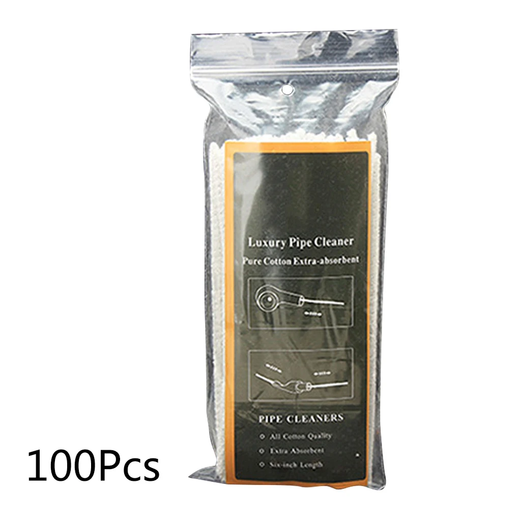 Новинка 100 шт хлопок курительная трубка очистители дыма табака инструмент для