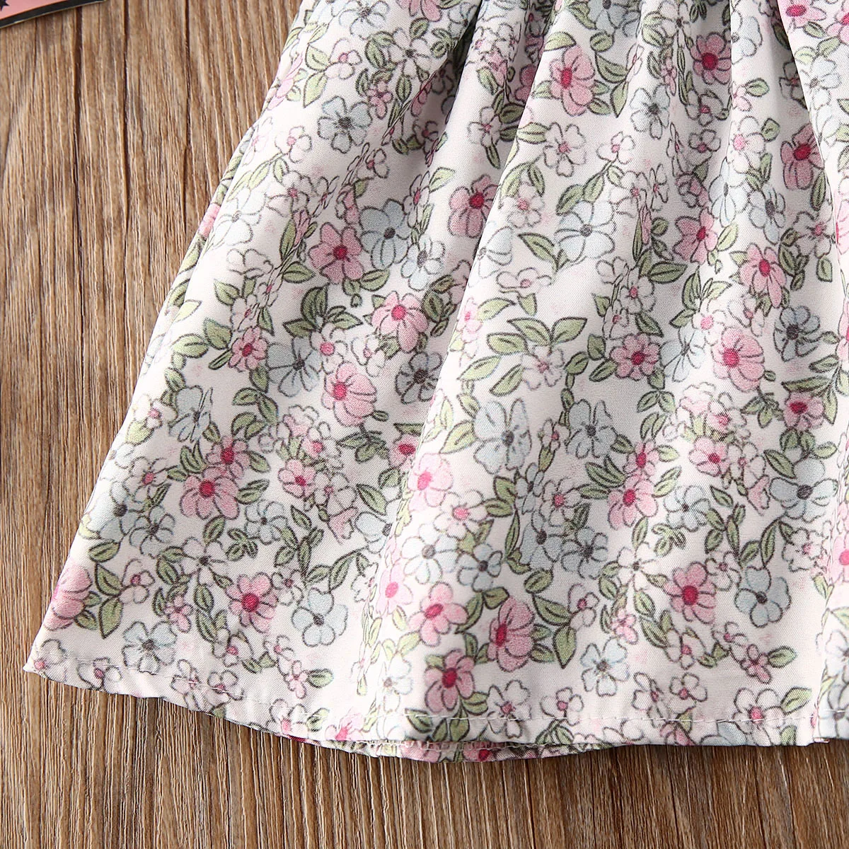 Детский комбинезон без рукавов с цветочным принтом | Детская одежда и обувь