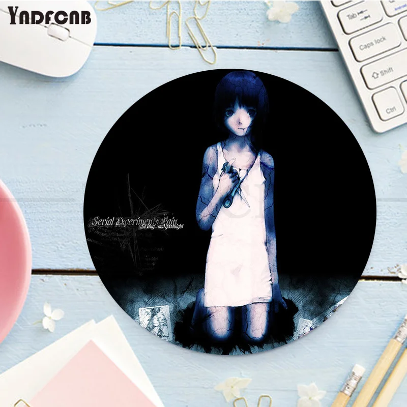 

YNDFCNB Non Slip PC Experiments Lain Anime Soft Rubber Professional Gaming Mouse Pad gaming Mousepad Rug For PC Laptop Notebook
