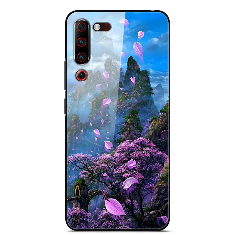 Для lenovo Z6 Pro Чехол Z6 Lite закаленное стекло жесткая задняя крышка чехол для телефона s Для lenovo Z6Pro Z 6 Z6Lite защитный силиконовый бампер - Цвет: 7