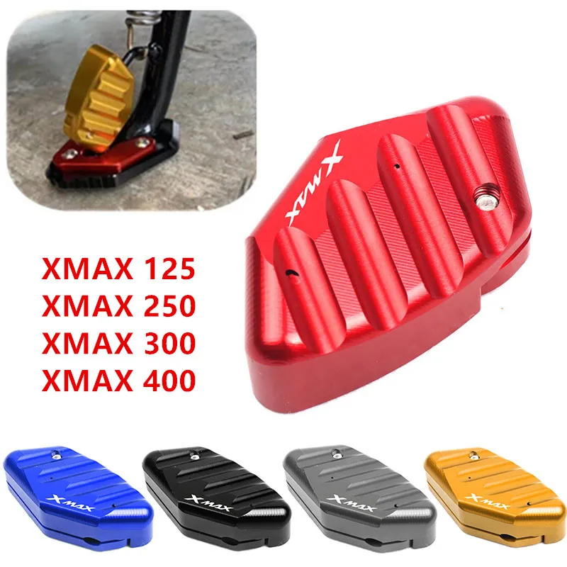 

For YAMAHA XMAX 125 300 250 400 XMAX125 XMAX300 XMAX250 Motorcycle Kickstand Footrest Extension Side Stand Support Protector
