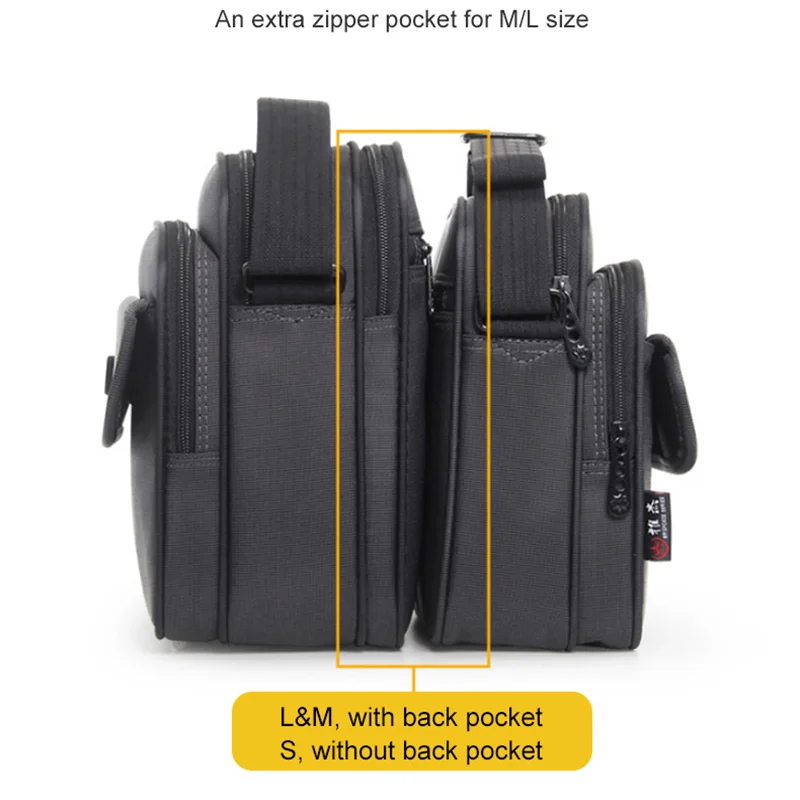 OYIXINGER Men's Briefcase Waterproof Oxford Cloth Crossbody Bag For Men High Quality Shoulder Bag Multi-pocket Casual Nylon Pack