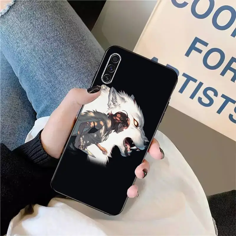 

Japanese Anime Princess Mononoke Phone Case For Samsung galaxy S 9 10 20 A 10 21 30 31 40 50 51 71 s note 20 j 4 2018 plus