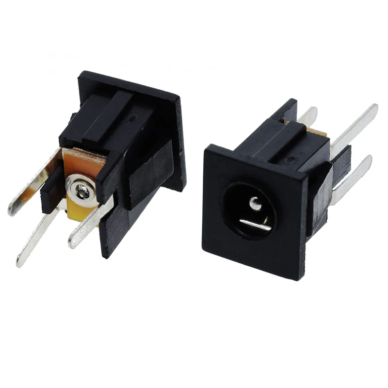 10pcs DC-068 DC Power Socket Connector The Power Supply Female Power Connect Jack 3pin 5.5*2.1 5.5x2.5mm