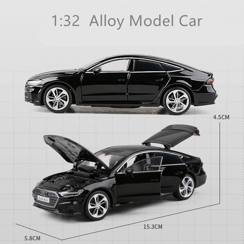 Модель автомобиля AUDI A7 Coupe из сплава в масштабе 1:32 Литые и игрушечные автомобили