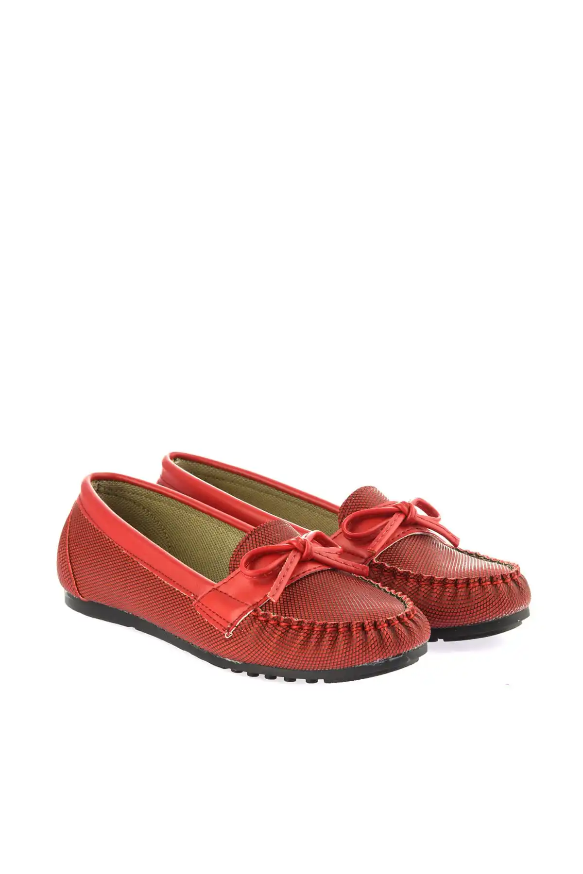 SOHO/Женская Повседневная Удобная обувь на плоской подошве Лоферы с красным бантом