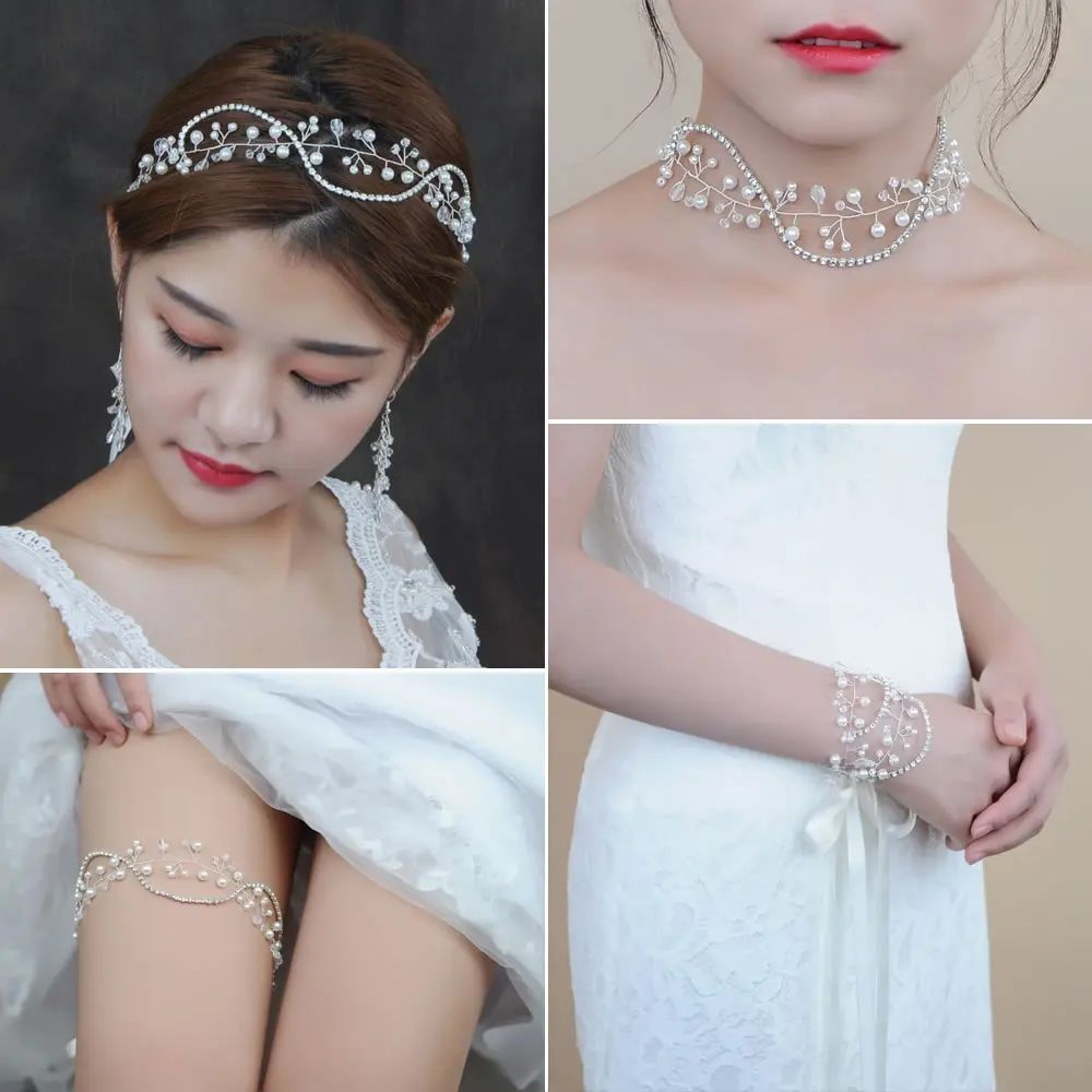 HP93 свадебные аксессуары для волос в стиле барокко винтажные золотые стразы с