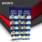 Оригинальные батарейки SONY cr2025, 15 шт.лот, Литиевые Батарейки cr2025 3 в для часов, калькулятор, весы