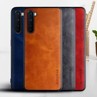 Case for Oneplus Nord funda Luxury Vintage leather skin phone cover for oneplus nord case coque capa Business Vintage style
