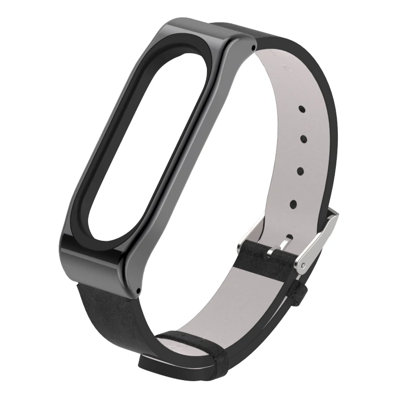 Mi работы из PU искусственной кожи наручные mi Band 3 ремень для Xiaomi band браслет умный