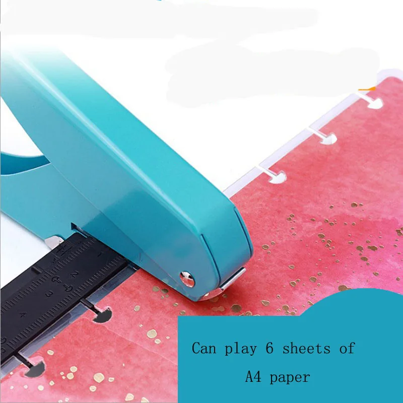 Mushroom hole notebook punch stationery machine hand book loose-leaf manual | Канцтовары для офиса и дома