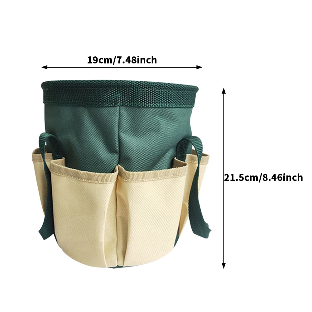 

Multi Pockets Repair Garden Tool Bag Portable Work Large Capacity Reusable Practical Outdoor Oxford Cloth Tote With Handles Yard