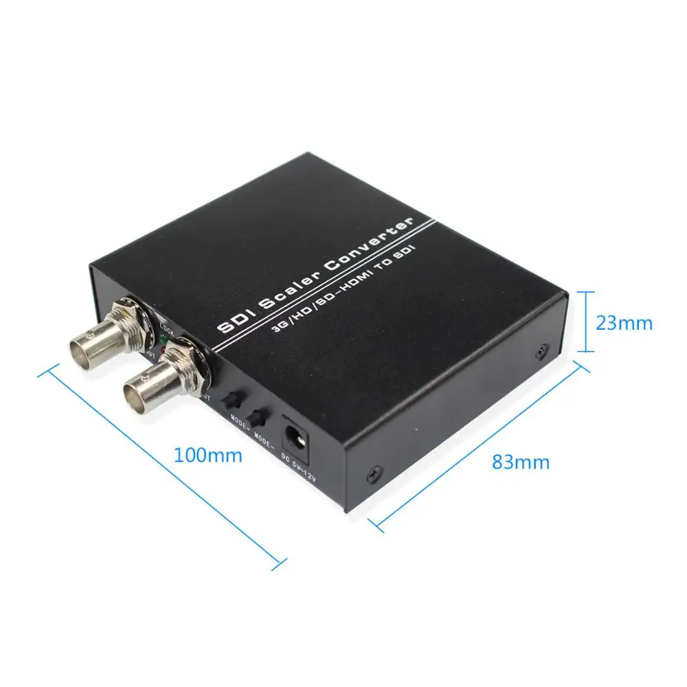 HDMI to 3G-SDI  to HD-SDI 480i/576i to SD-SDI Converter Adapter 3G HDMI to TWO SDI scaler Converter Adapter With Power