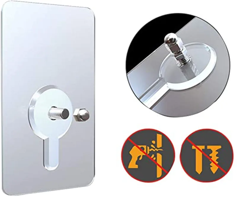 Перфорация не оставляющая следов крючки станок и винт Наклейки на стены крючок