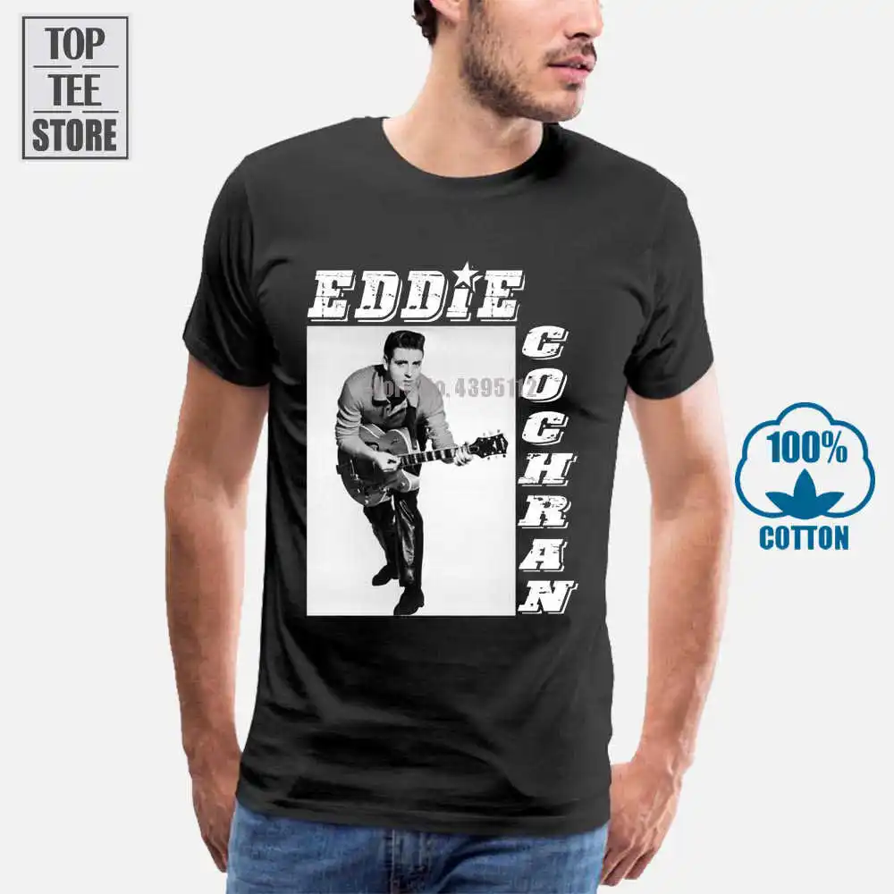 Футболка Eddie Cochran Rock'N' Roll Icona Foto Immagine Vari Colori E Diioni 3D принт мужские летние