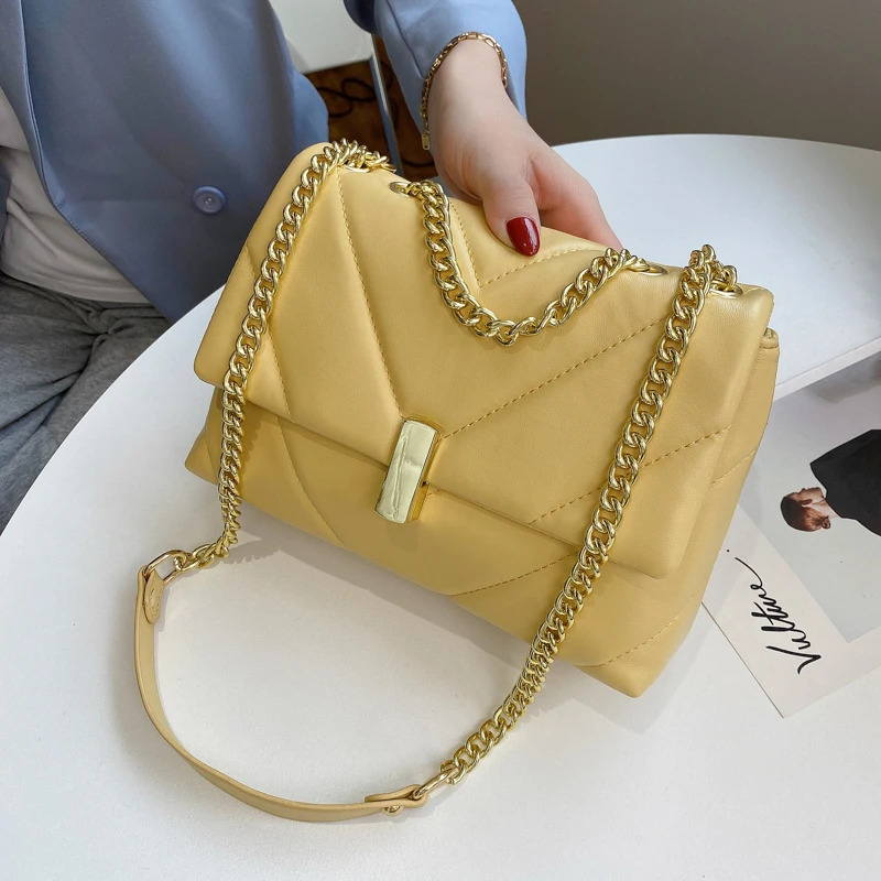 

Женский кошелек на цепочке, сумки через плечо, 2021, роскошная дизайнерская сумочка, Женский мессенджер из искусственной кожи, сумки через пле...