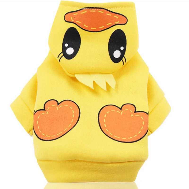 Color 9 Осенне-зимняя одежда для домашних животных для маленьких собак, теплая щенячья куртка для питомца, мультяшная собака, толстовки чихуахуа, французский бульдог, одежда Teddy - Цвет: Color 9